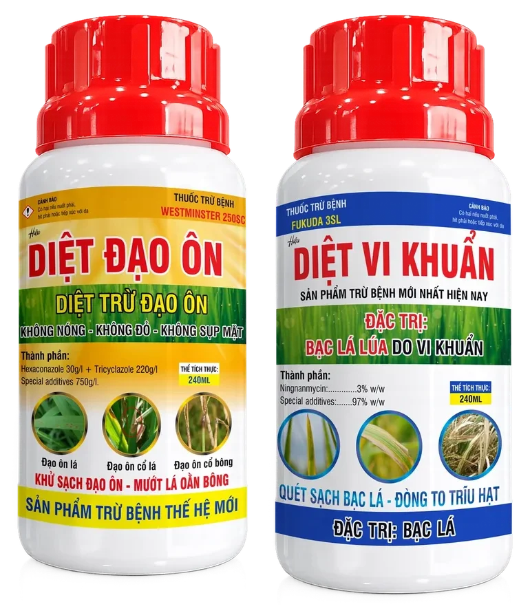 Cặp đôi Diệt Đạo Ôn – Diệt Vi Khuẩn